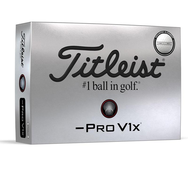 Titleist Pro V1x Left Dash Elongated Alignment Golf Balls - main image