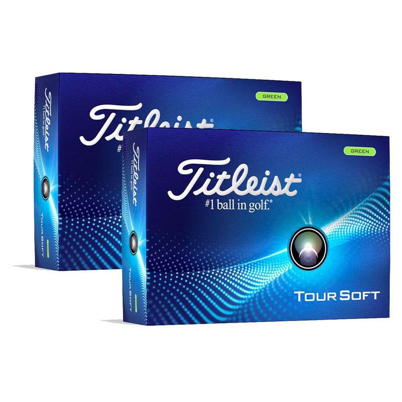 Titleist Tour Soft Golf Balls 2024 - Green (Double Dozen Offer) - main image