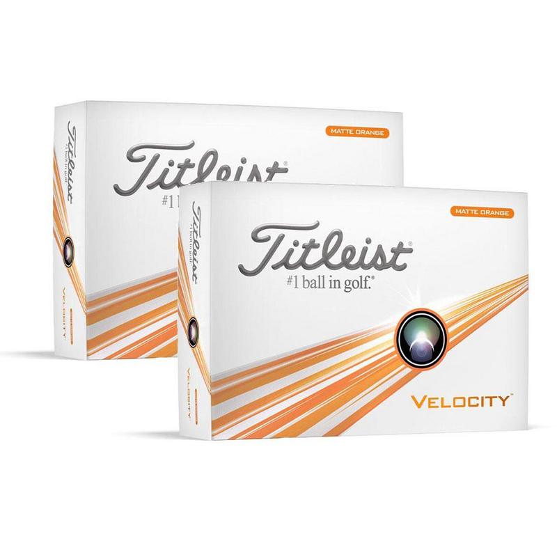 Titleist Velocity Golf Balls 2024 - Orange (Double Dozen Offer) - main image