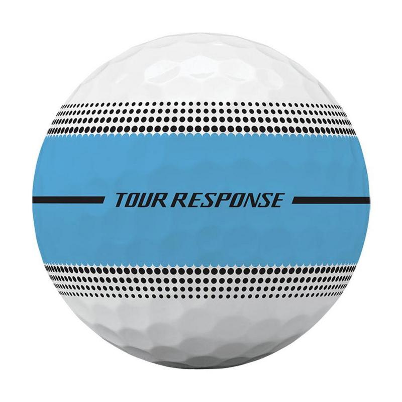 TaylorMade Tour Response Stripe Golf Balls - White/Blue (4 For 3) - main image