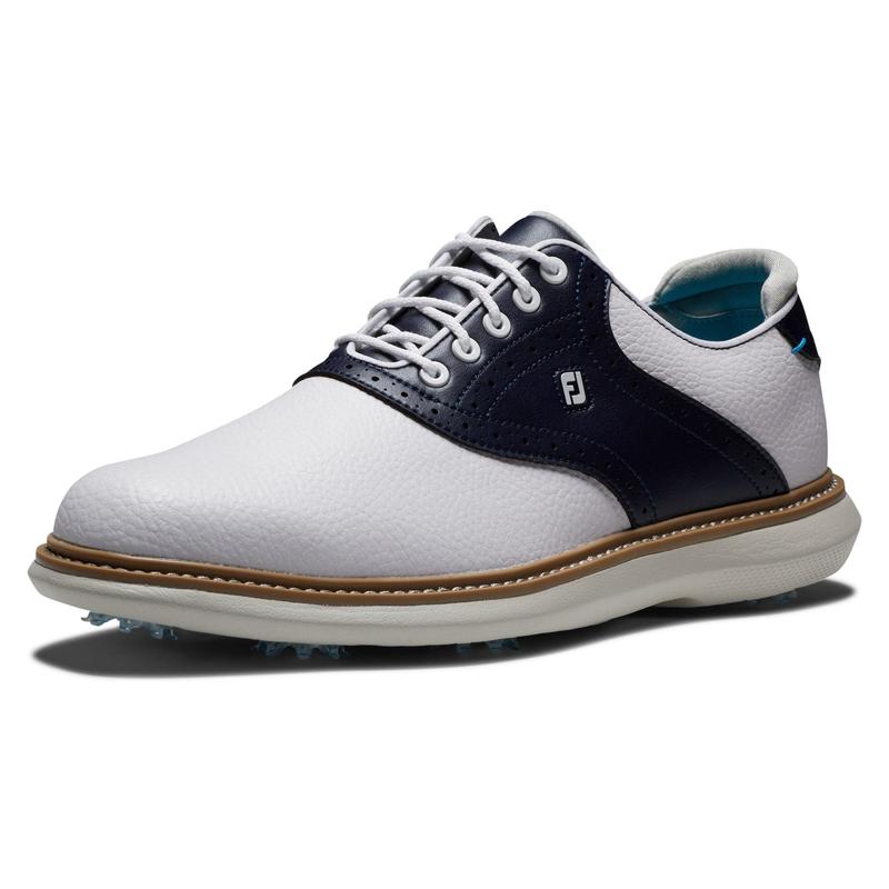 FootJoy Traditions Golf Shoe - White/Navy - main image