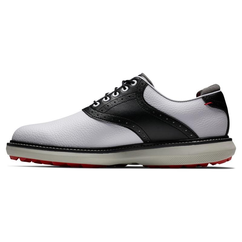 FootJoy Traditions Spikeless Golf Shoe - White/Black/Grey - main image