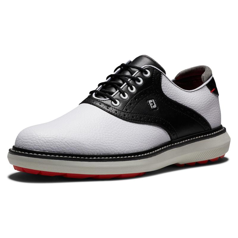 FootJoy Traditions Spikeless Golf Shoe - White/Black/Grey - main image