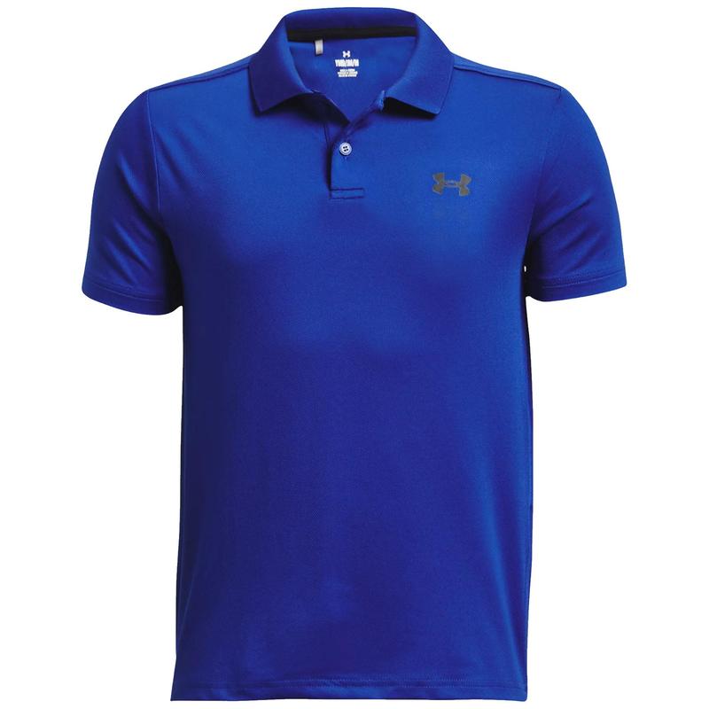 Under Armour UA Junior Performance Golf Polo Shirt - Royal Blue - main image