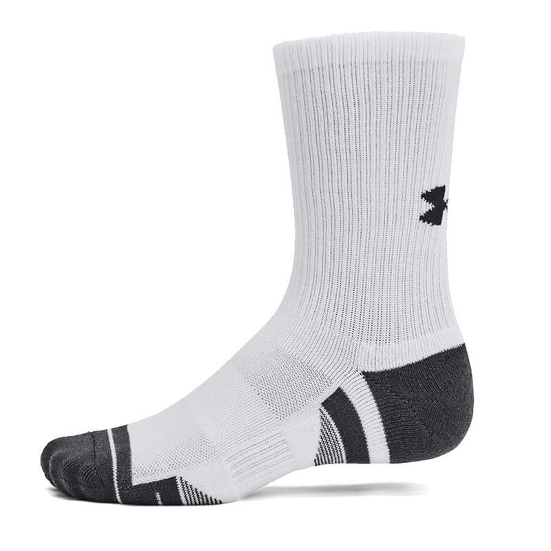 Under Armour Performance Tech Crew Socks 3-Pair Pack - White - main image