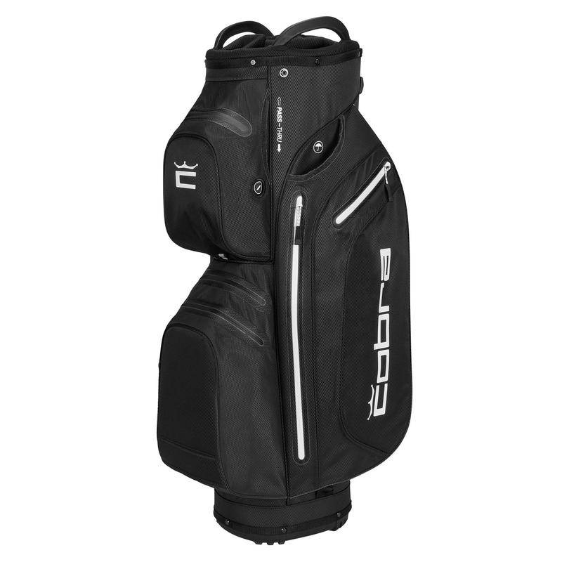 Cobra Ultradry Pro Golf Cart Bag - Black/White