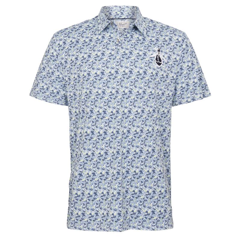 Original Penguin Umbrella Novelty Print Golf Polo Shirt - Astral Night - main image