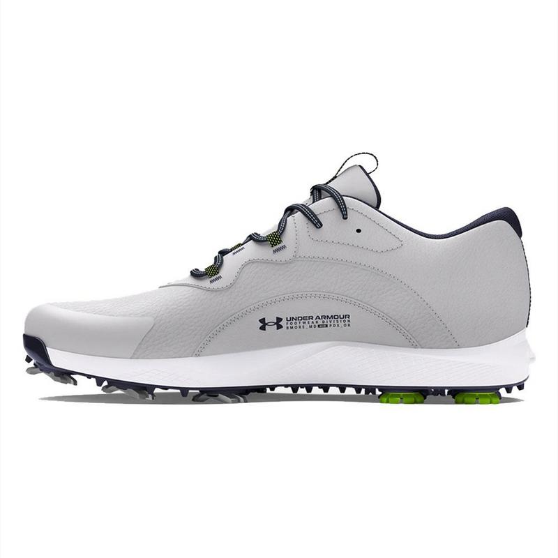 Under Armour UA Charged Draw 2 Wide Golf Shoes - Halo Grey - main image