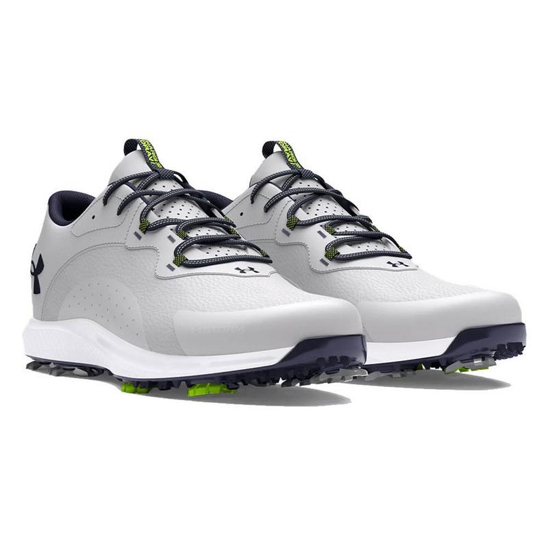 Under Armour UA Charged Draw 2 Wide Golf Shoes - Halo Grey - main image