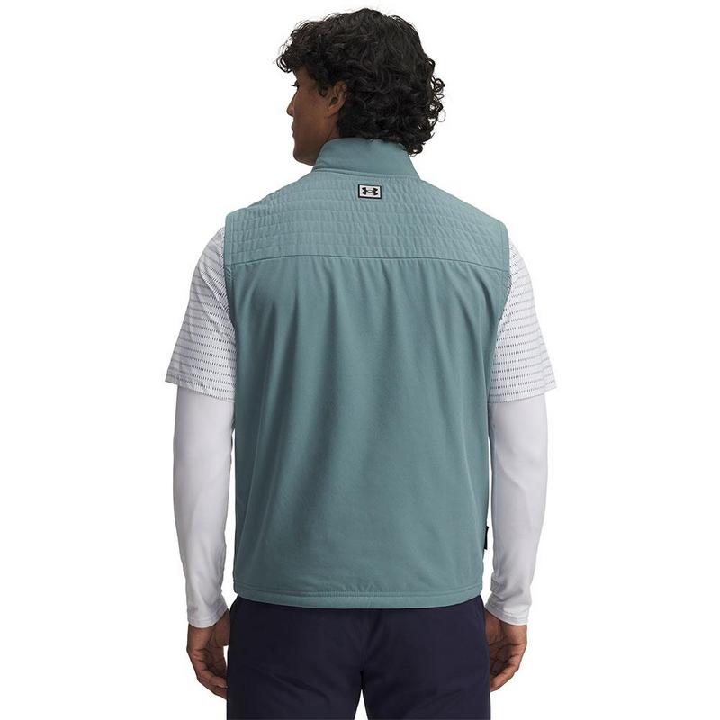 Under Armour UA Drive Pro Golf Vest - Jasper Blue/Black - main image