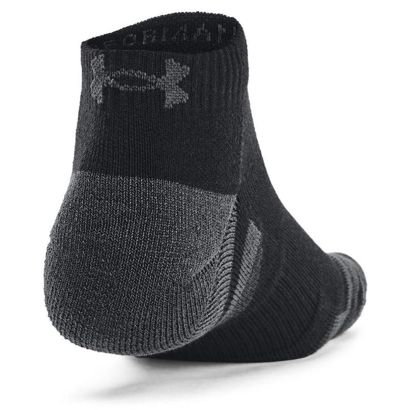 Under Armour UA Performance Tech Unisex 3-Pack Low Cut Socks - Black/Black/Jet Gray - main image