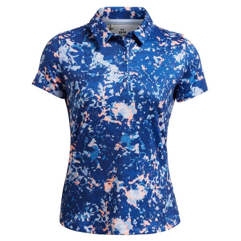 Under Armour Womens Playoff 3.0 Printed Polo - Tech Blue - main image