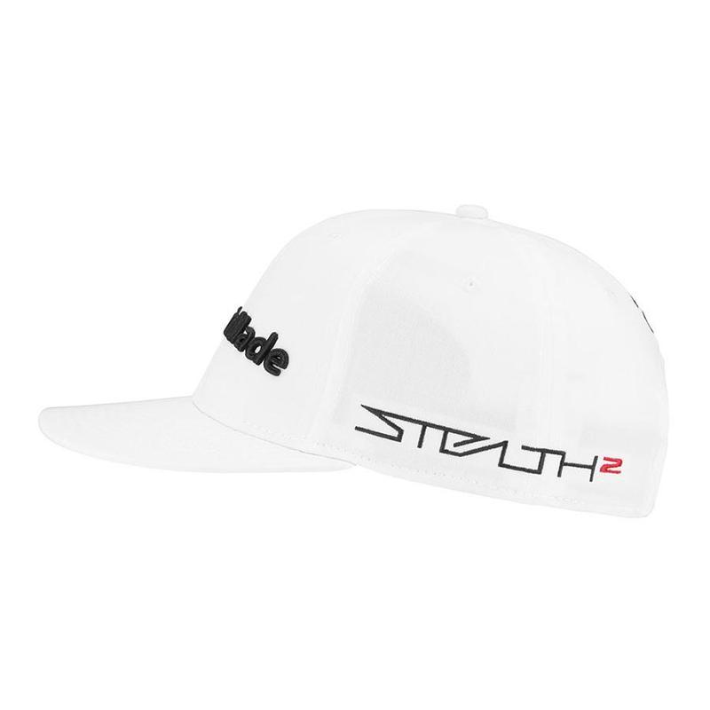 TaylorMade Tour Flat Bill Golf Cap - White - main image