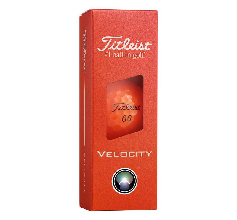 Titliest Velocity Orange Golf Balls - main image