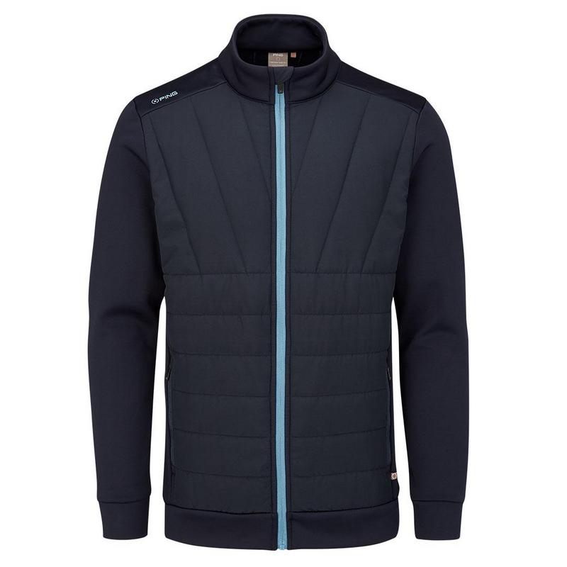 Ping Vernon Quilted Hybrid Golf Jacket - Navy - main image