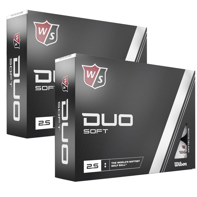 Wilson Staff Duo Soft Golf Balls - 2 Dozen - White - main image