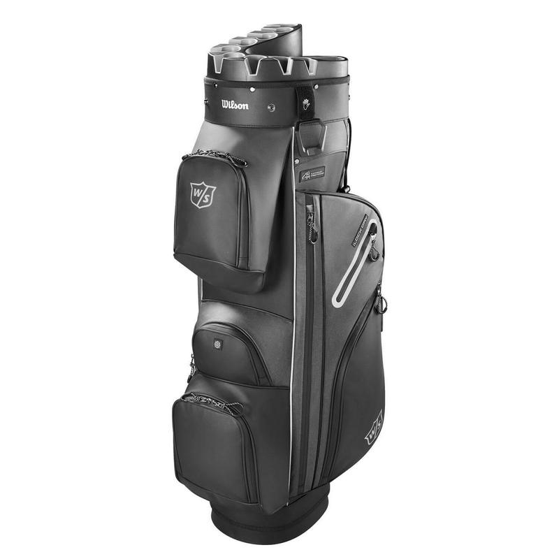 Wilson I-Lock DRY Organiser Waterproof Golf Cart Bag - Black/Silver - main image