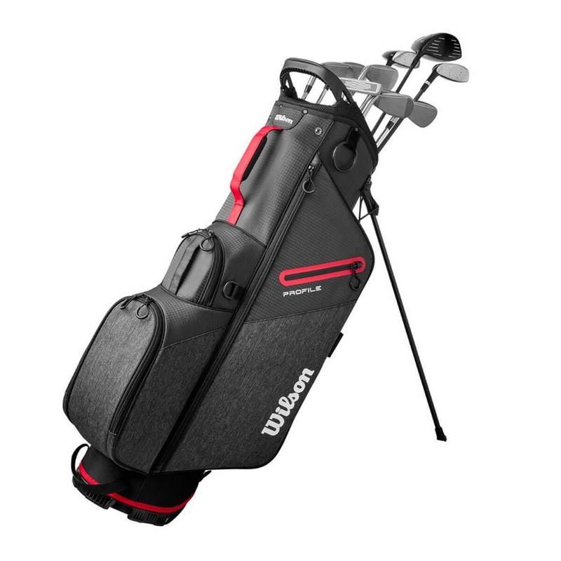 Wilson Profile 11 Piece Left Hand Golf Package Set - Steel with Stand Bag - main image