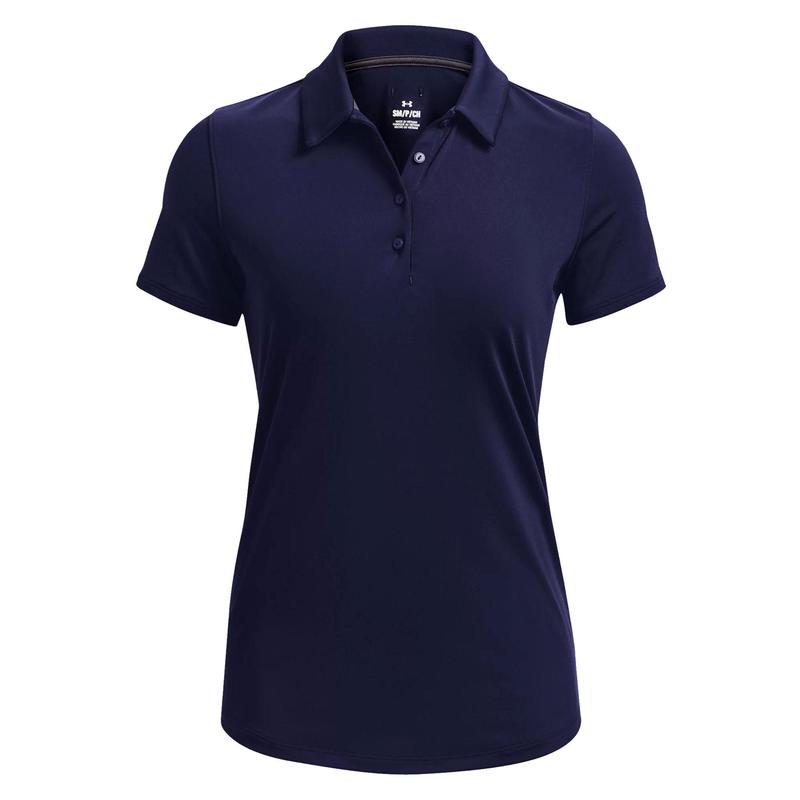 Under Armour Womens Playoff Short Sleeve Golf Polo - Midnight Navy - main image