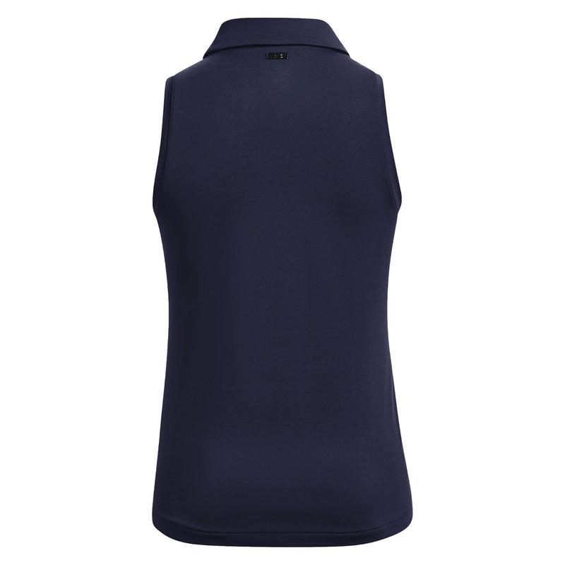 Under Armour Womens Playoff Sleeveless Golf Polo - Midnight Navy - main image