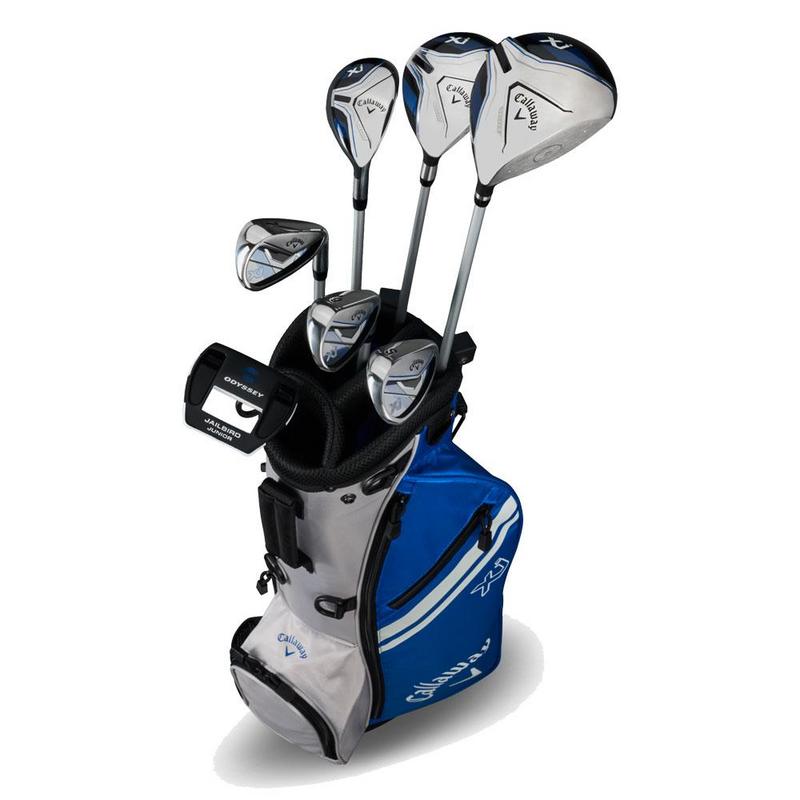 Callaway XJ Junior 8-Piece Golf Package Set 9-12 Years (Level 3) - Blue/White - main image