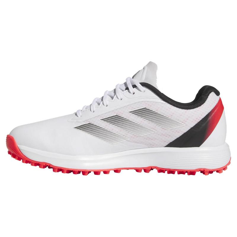 adidas Adizero ZG Junior Golf Shoes - White/Black/Red - main image