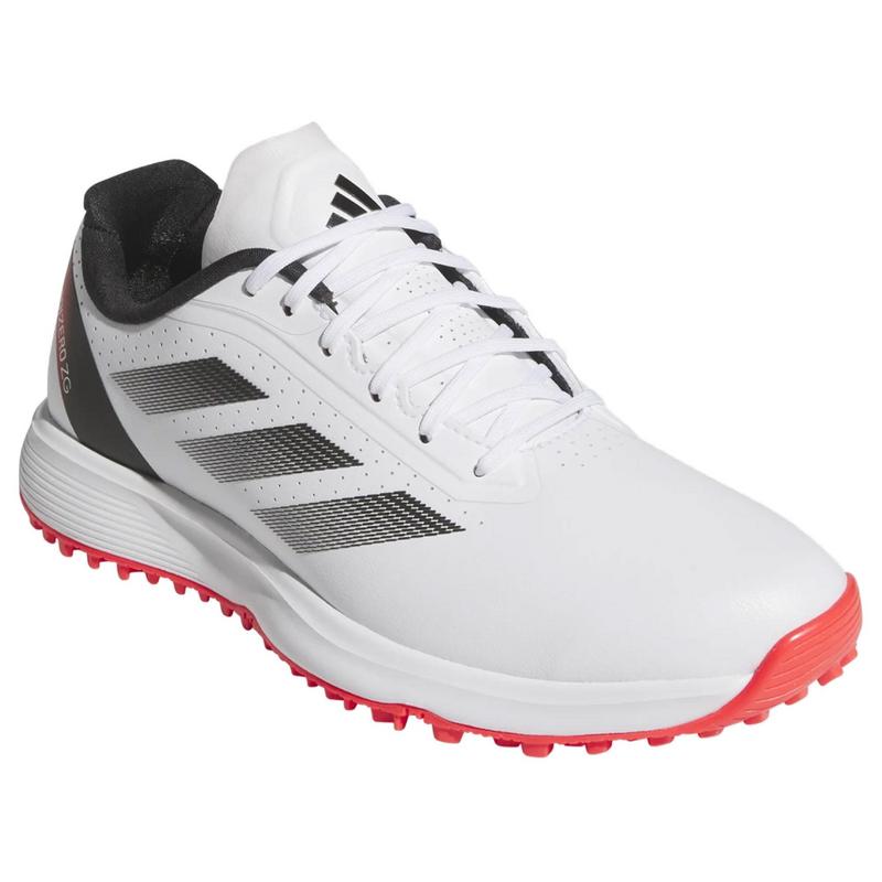adidas Adizero ZG Junior Golf Shoes - White/Black/Red - main image