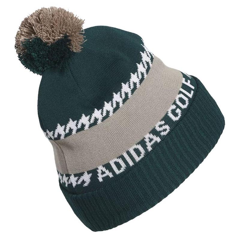 adidas Cold.Rdy Pom Golf Beanie Hat - Green - main image