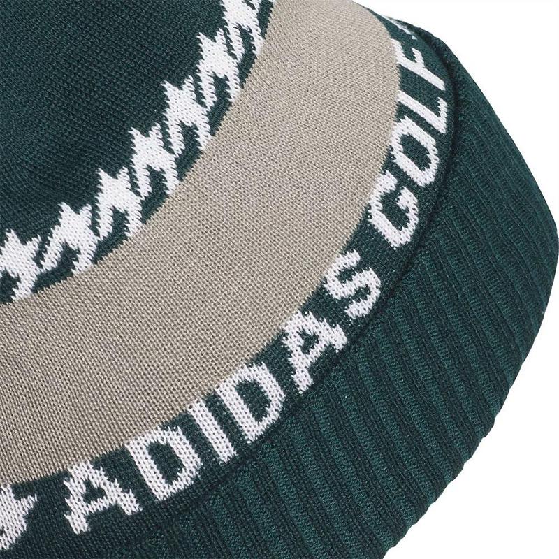 adidas Cold.Rdy Pom Golf Beanie Hat - Green - main image
