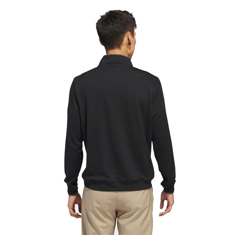 adidas Core Lightweight 1/4 Golf Sweater - Black - main image