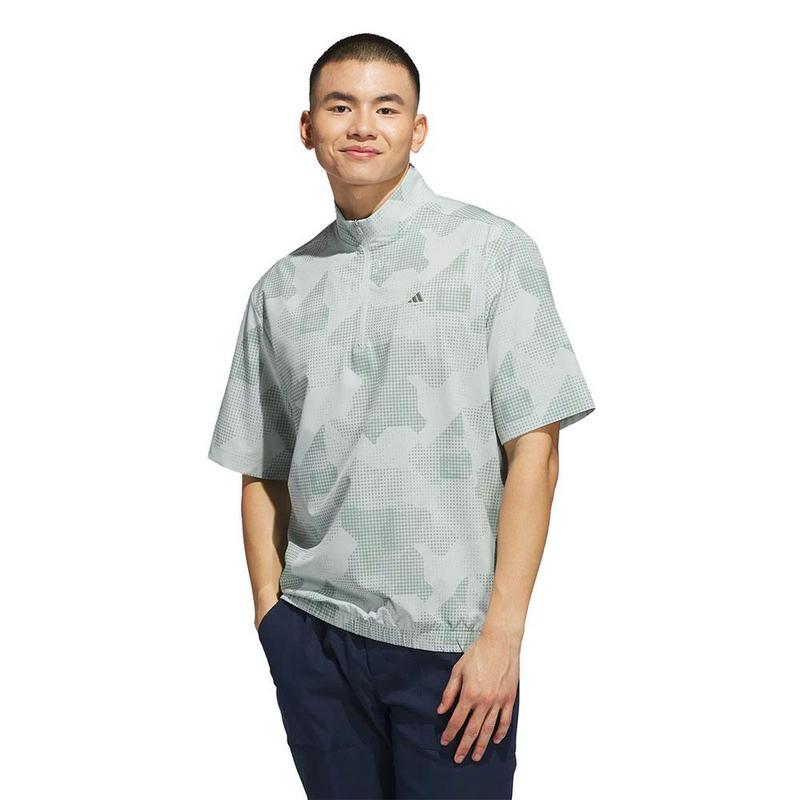 adidas Go-To DWR Short Sleeve Half Zip Top - Wonder Silver - main image