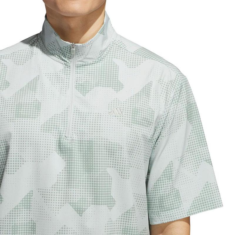 adidas Go-To DWR Short Sleeve Half Zip Top - Wonder Silver - main image