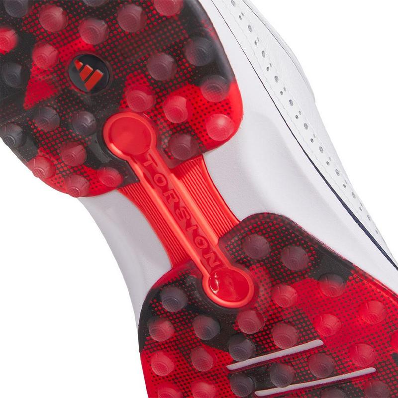 adidas Modern Classic MC80 Golf Shoes - White/Navy/Red - main image