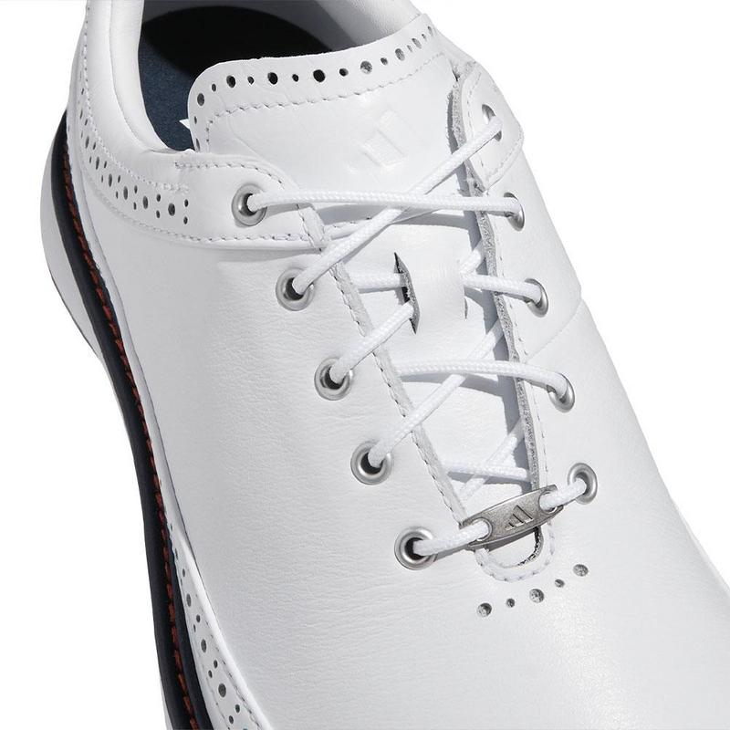 adidas Modern Classic MC80 Golf Shoes - White/Navy/Red - main image