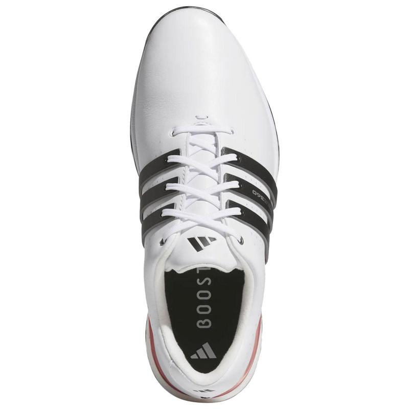 adidas TOUR360 24 Golf Shoes - White/Black/Red - main image
