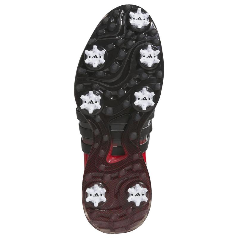 adidas TOUR360 24 Golf Shoes - White/Black/Red - main image