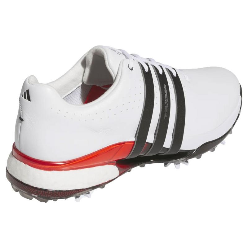 adidas TOUR360 24 Golf Shoes - White/Black/Red - main image