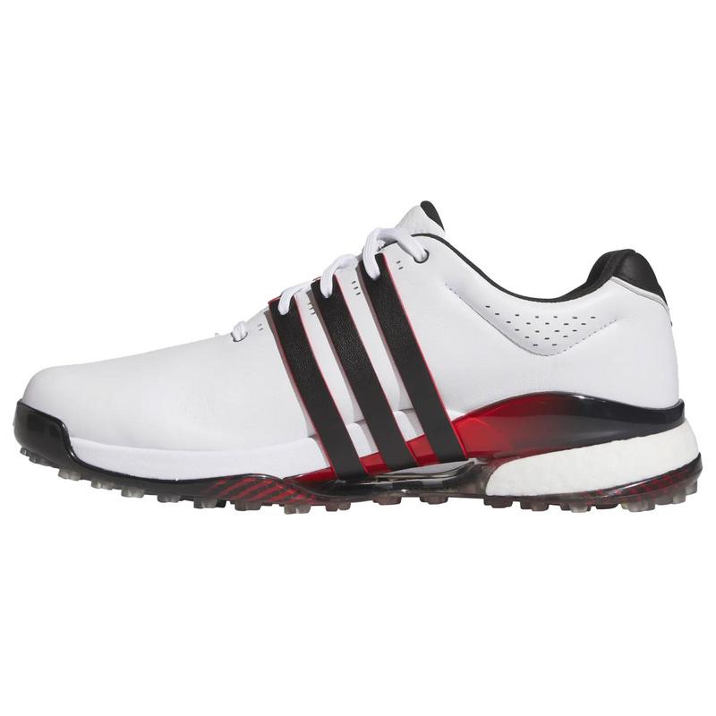 adidas Tour360 25 Spikeless Shoes  - White/Black/Red - main image