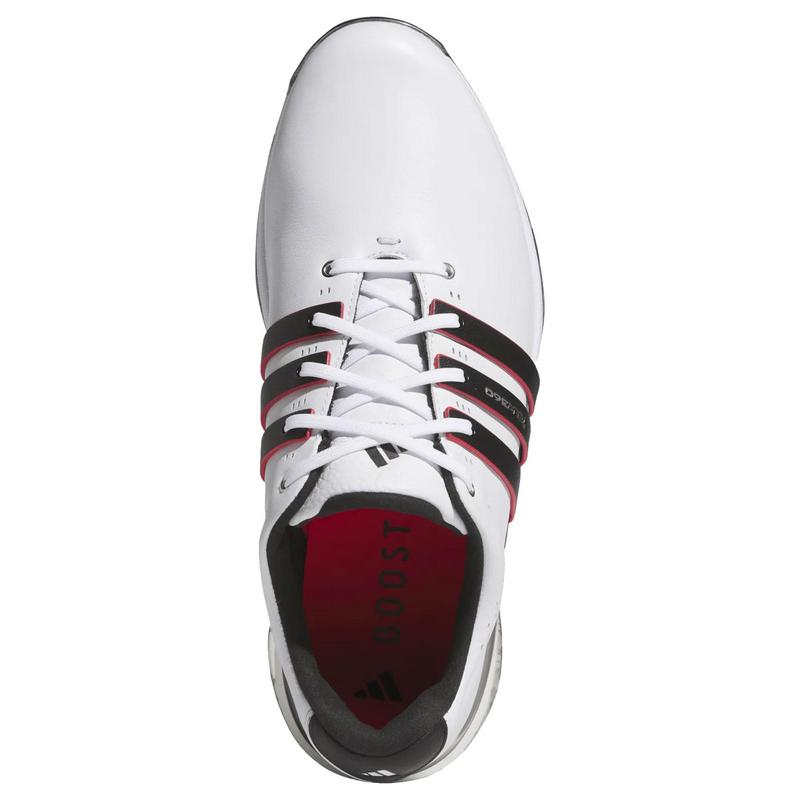 adidas Tour360 25 Spikeless Shoes  - White/Black/Red - main image