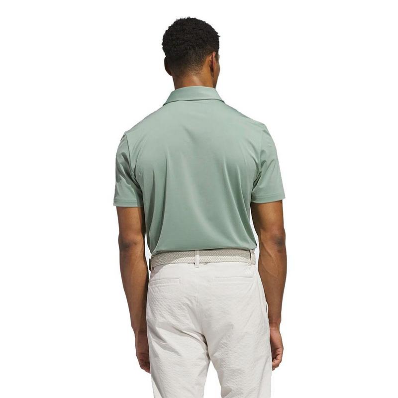 adidas Ultimate 365 Solid Golf Polo - Silver/Green - main image