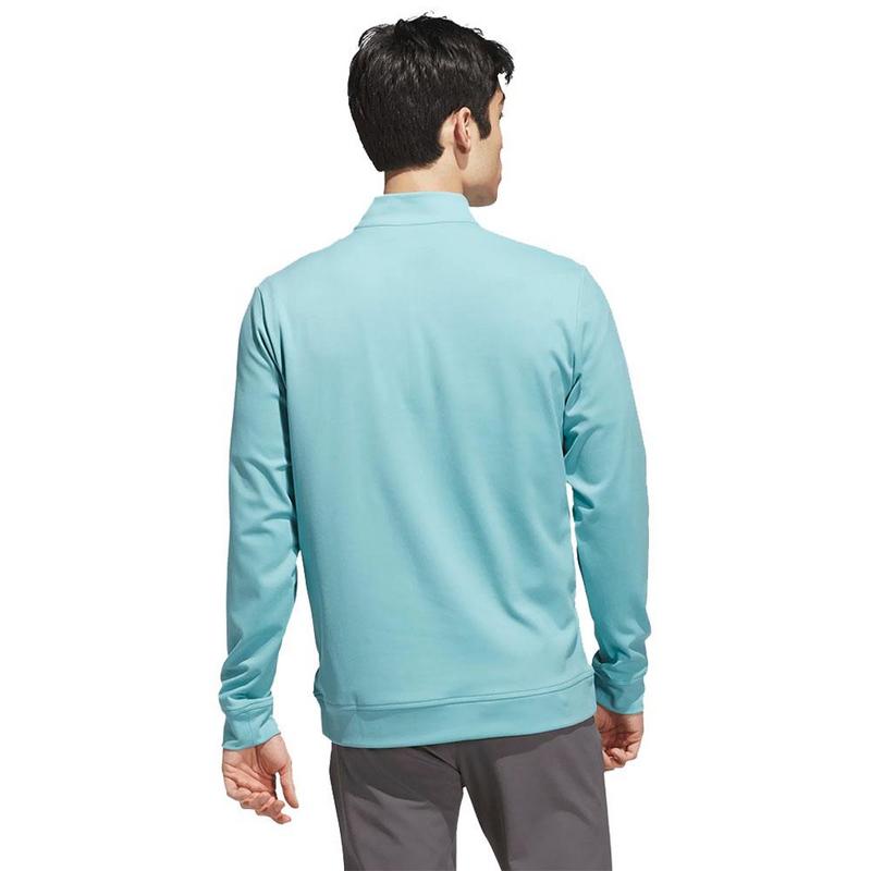 adidas Ultimate365 Classic Quarter Zip Golf Sweatshirt - Mint - main image
