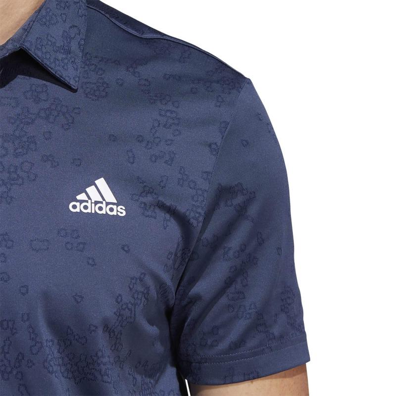 adidas Jacquard Golf Polo - Crew Navy - main image