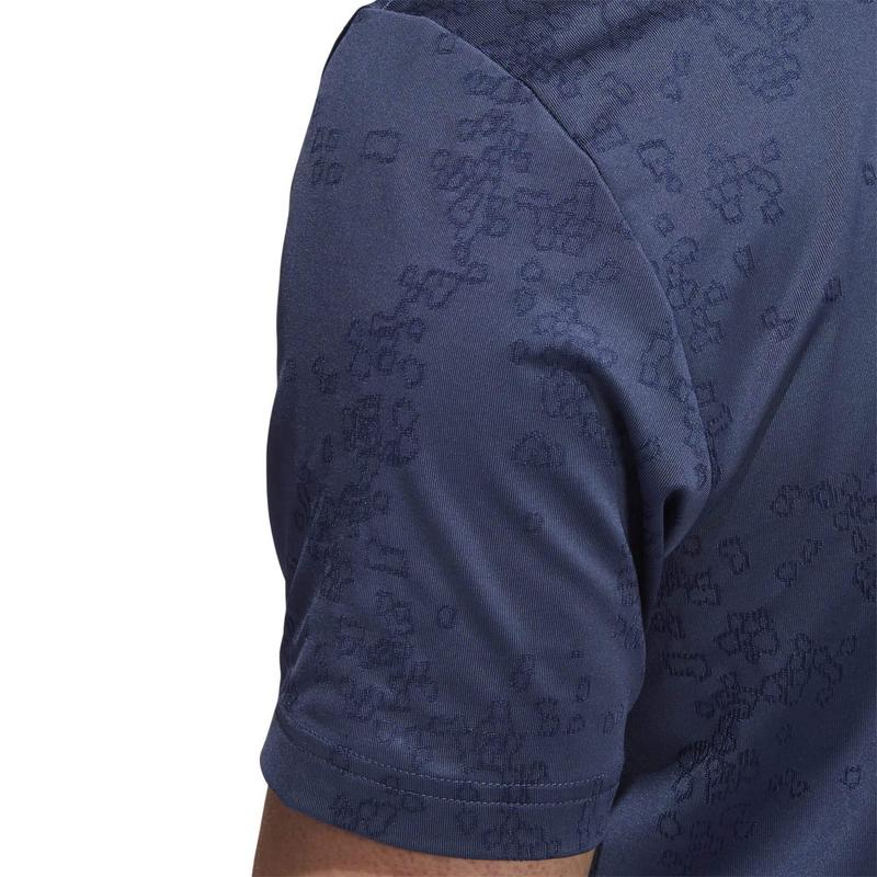 adidas Jacquard Golf Polo - Crew Navy - main image