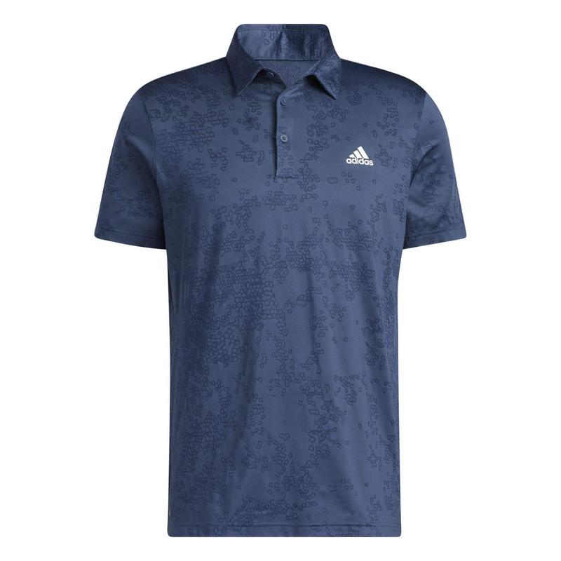 adidas Jacquard Golf Polo - Crew Navy - main image