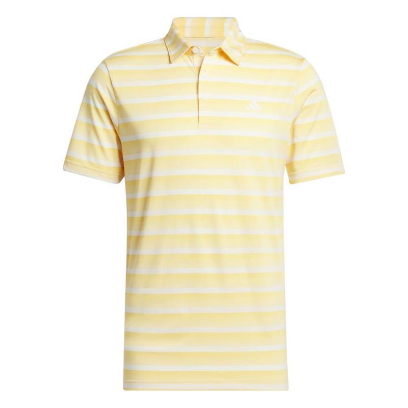 adidas 2 Colour Stripe Golf Polo - Semi Spark - main image