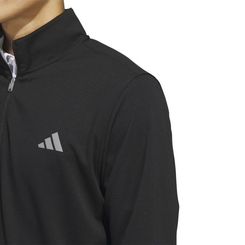 adidas Elevated 1/4 Zip Golf Sweater - Black - main image