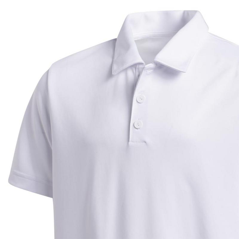 adidas Junior Performance Golf Polo - White - main image