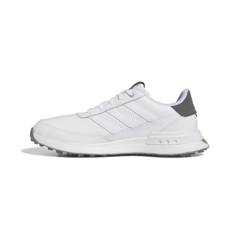 adidas S2G SL 24 Leather Golf Shoes - White/Grey - main image