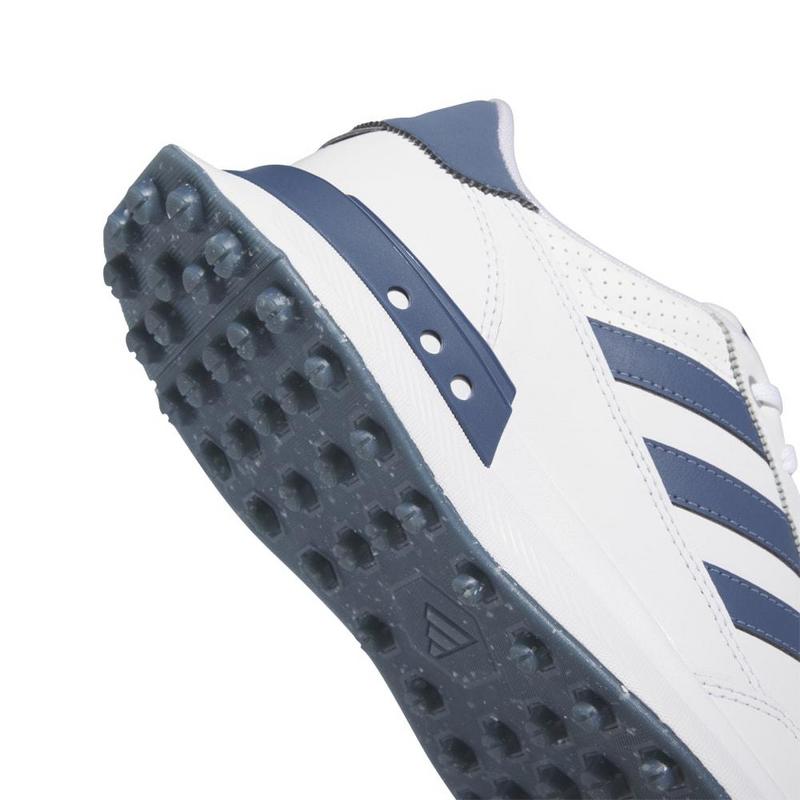 adidas S2G SL 24 Leather Golf Shoes - White/Navy - main image