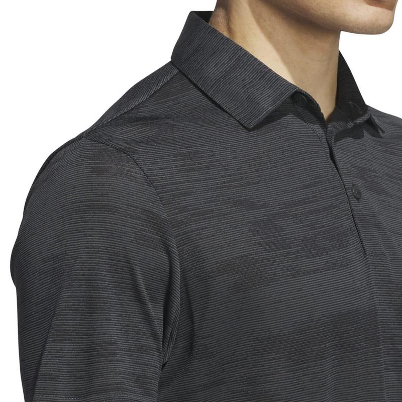 adidas Ultimate365 Textured Golf Polo - Carbon/Black - main image